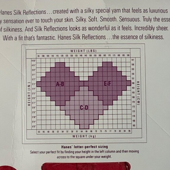 Hanes Silk Reflections Control Top Pantyhose CD Large Really Red Sandalfoot - Picture 3 of 3